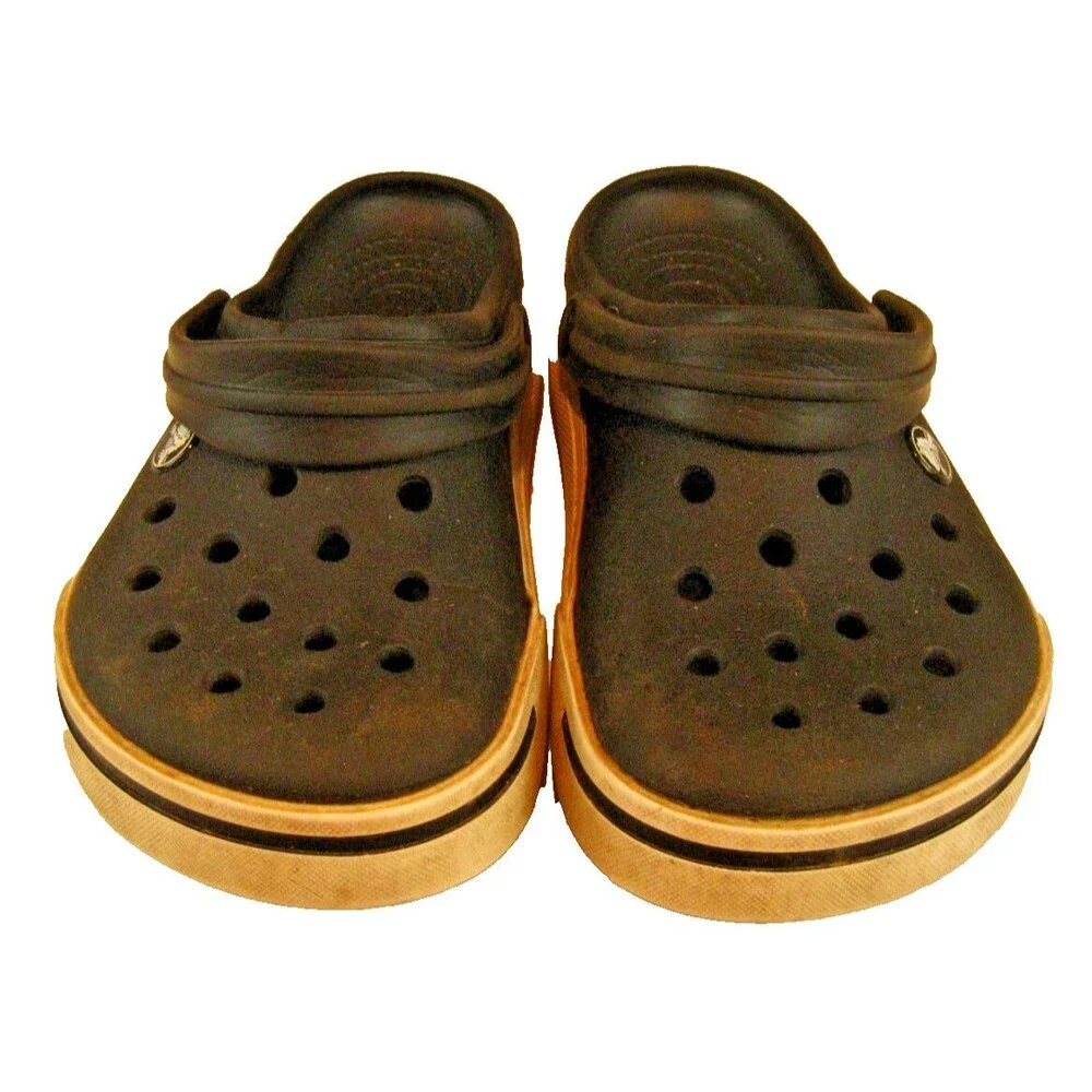 Crocs Swiftwater Mesh Closed Toe Deck Sandal Shoe sz 6M/8W